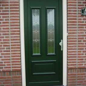 Groene voordeur kunststof